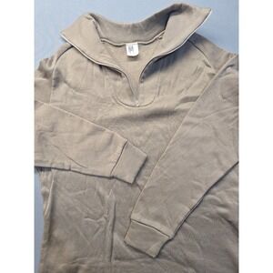 Knox County Military Large 1/4 Zip Pullover Cold Weather Undershirt Coyote Brown